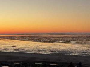 Sonnenuntergang über Neuwerk